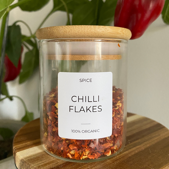 Herb And Spice Jar With Peronalised Label