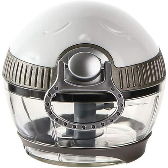 Mini Manual Garlic Chopper, Heavy Duty Chopper / Cutter, Blender for Chopping Fruits, Vegetables, Herbs, Onions for Salsa, Salad, Pesto, Cabbage,