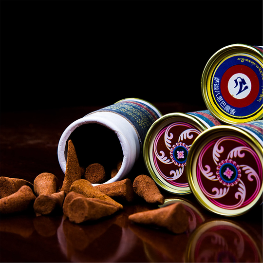Traditional Handmade Sakya Phags-Pa Tibetan Cone Incense, For Buddha-Worship, Purifying, Promote Energy, Healing, Relaxation & Meditation