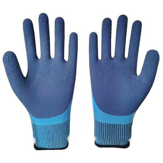 Work Gloves, 3 Pairs of Gardening Gloves, Protective Gloves, Double-Sided Waterproof Gloves, Nylon Latex Gloves, Non-Slip for Garden, Plants,