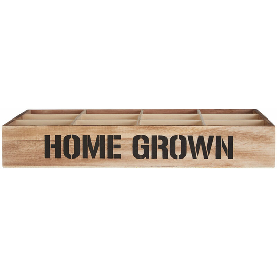 12 Compartments Herbs & Seed Crate - Premier Housewares