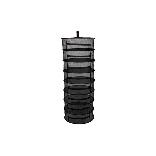 Modou - 8 Tier Hanging Basket Folding Drying Rack Herb Drying Net Mesh Drying Bag for Drying Vegetables Herbs