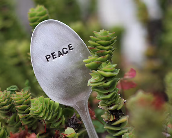 Peace Silverware Marker | E0525