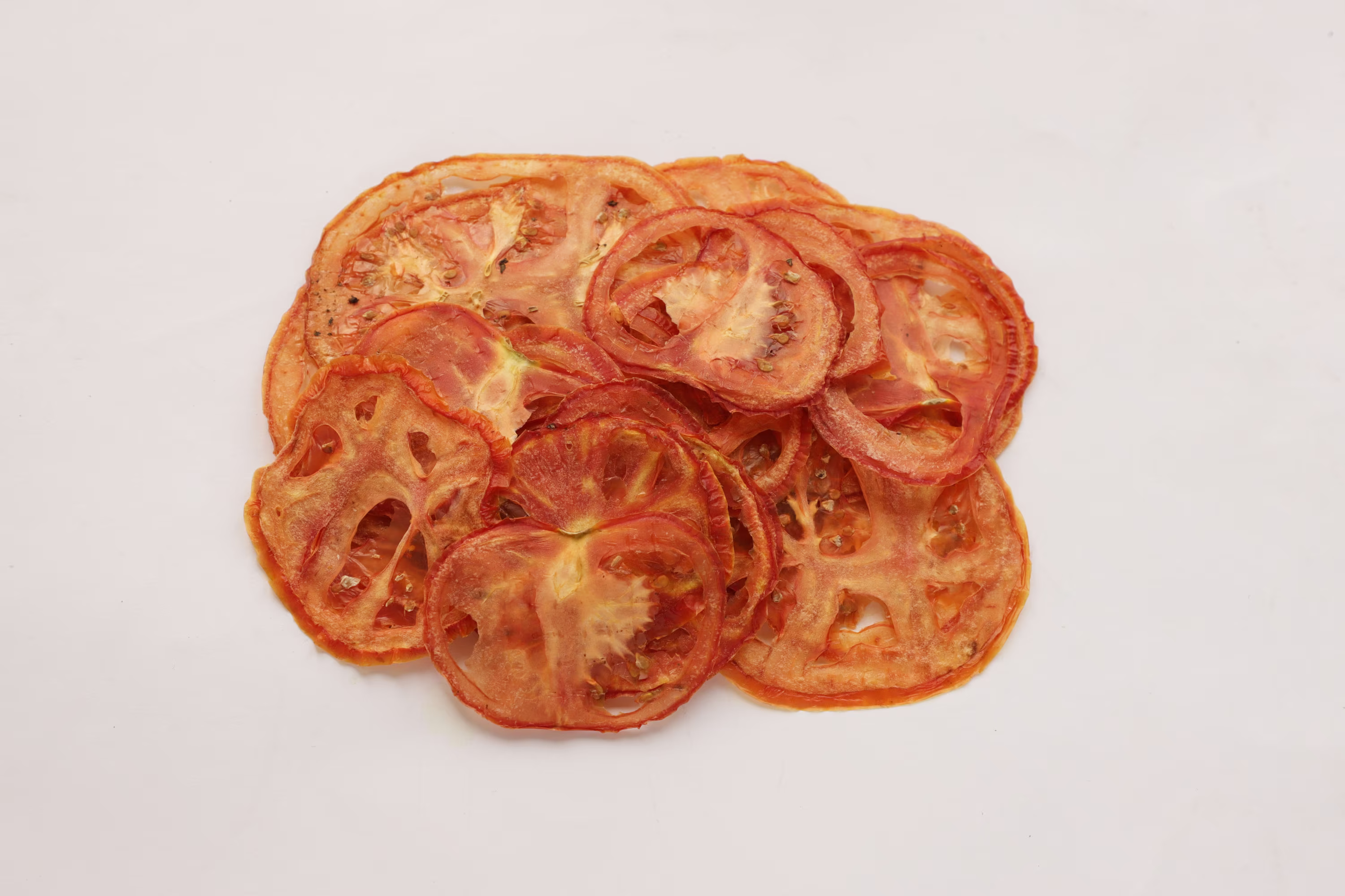 10 Pcs Of Dried Tomato Slices, Organic, Chips, Tomato, 100% Natural, Air-Dried, No Artificial Colors & Additives