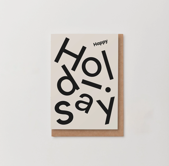 Seasonal Happy Holidays Card