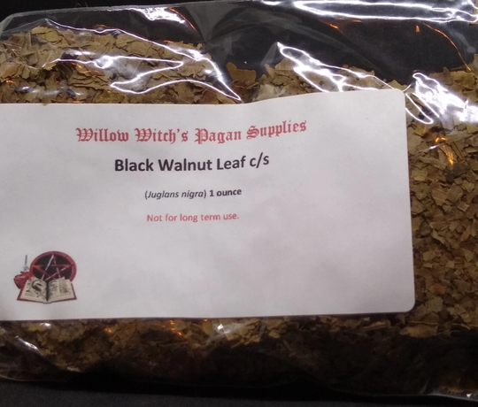 Black Walnut Leaf C/S 1 Ounce Wicca Hoodoo Voodoo Witchcraft Dried Herb