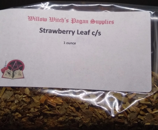 strawberry Leaf C/S 1 Ounce Witchcraft Hoodoo Voodoo Pagan Herb