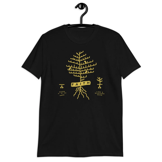Faith Like A Mustard Seed Unisex T-Shirt, Christian T-Shirt, Jesus Men's Women's Tee, Tee