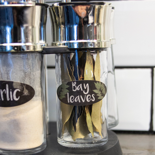 Custom Chalkboard-Look Spice & Baking Labels