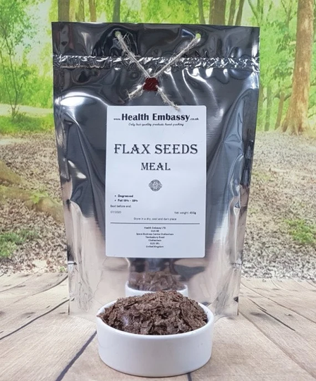 Flaxseeds Meal 450G - Health Embassy Linseed 100% Natural