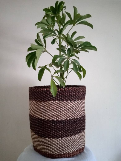 Sisal Woven Planters, Woven Basket, Succulent Planters , Sisal Toy Storage Decorative Handmade Boho Planter