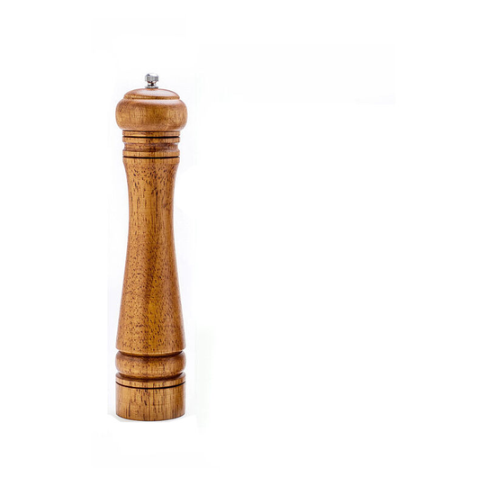 Mimiy - Salt and Pepper Mill, Wooden Salt and Pepper Mill, Manual Salt and Pepper Mill, Adjustable Ceramic Spice Grinder, Salt and Pepper Shaker, for