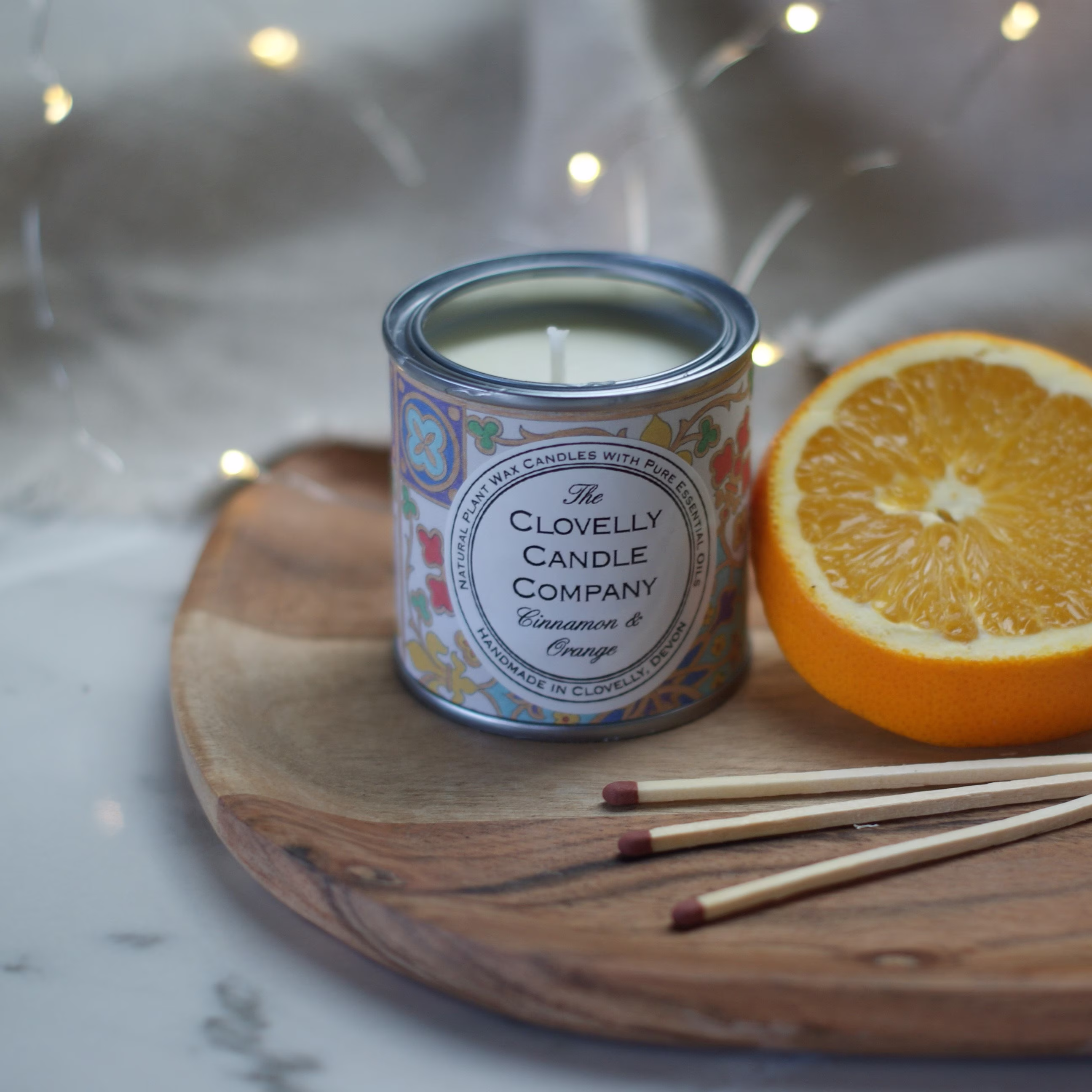 Cinnamon & Orange Scented Aromatherapy Soy Wax Vegan Candles