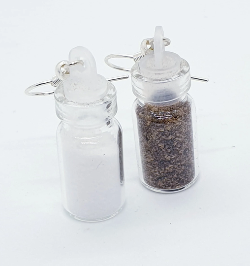 Salt & Pepper Pot Earrings