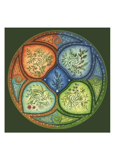 Seasonal Herbal - Greetings Card