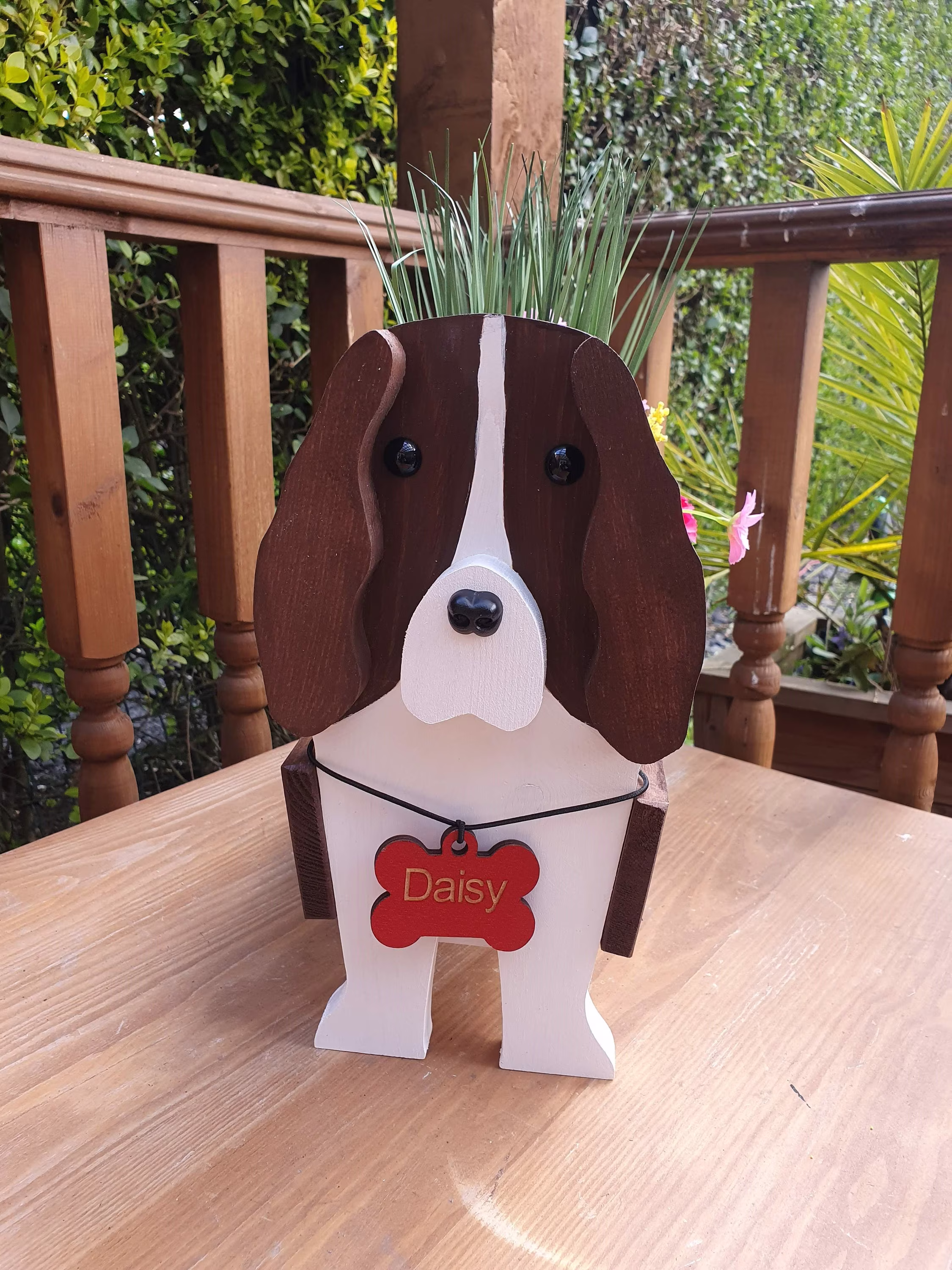 Springer Spaniel Pet Planter - Dog Planter Birthday Gift