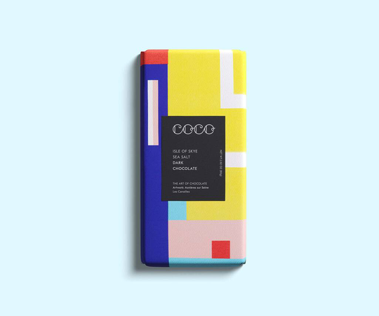 Coco Isle Of Sky Sea Salt 80g Dark Chocolate Bar