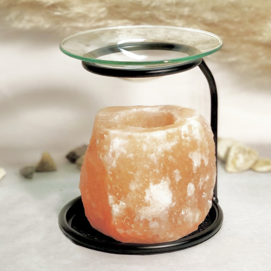 Himalayan Salt Crystal Oil Burner And Wax Melter