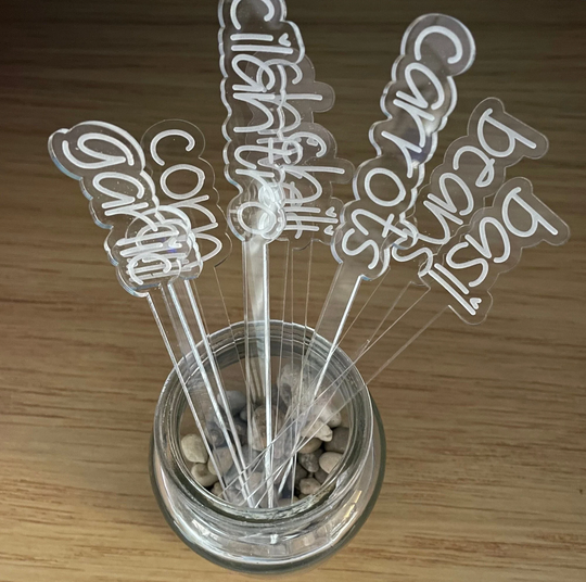 Custom Set Of Acrylic Garden Markers | 5/10/15