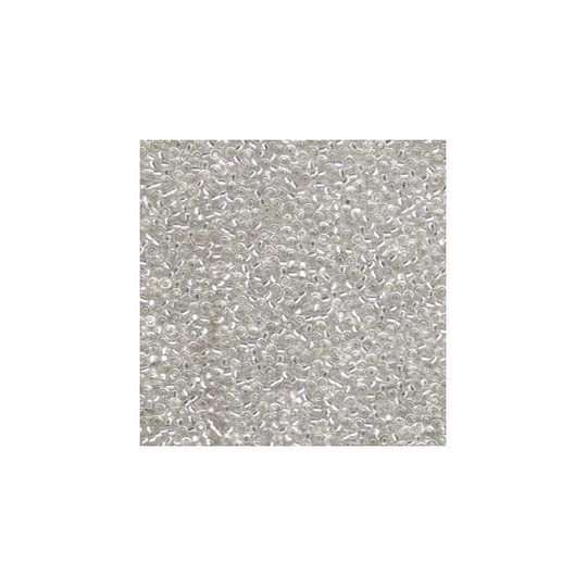 Miyuki Seed Beads 11/0 Silver-Lined Crystal 11-1 24G Japanese Beads, Silver Lined Glass Rocaille