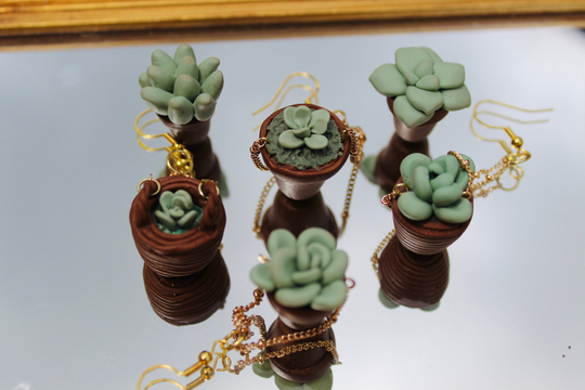 Succulent Earrings