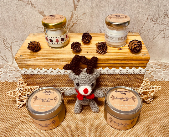 Handmade Soy Wax Candle Gift Set, Highly Scented Eco & Vegan Friendly Set