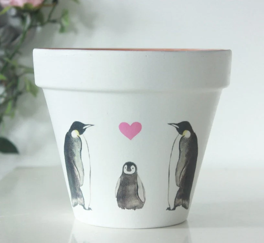 Penguin Gift Plant Pot, For Women, Penguin Teachers, Decorations, Decor