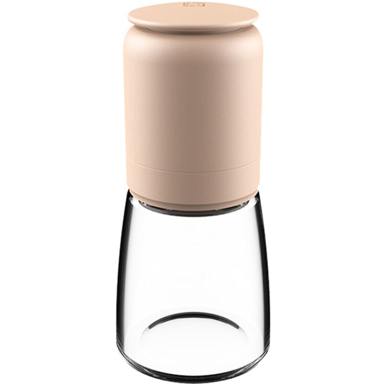 Freshly ground black pepper grain grinder household manual grinding kitchen seasoning jar beige