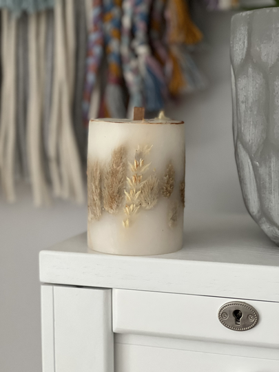 Boho Style Candles, Natural Decorative Free Soul Gift, Bohemian Decor