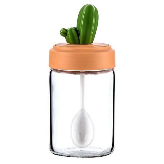 Naxunnn - Kitchen Seasoning Box Kitchen Sealing Box Cactus Seasoning Pot, b