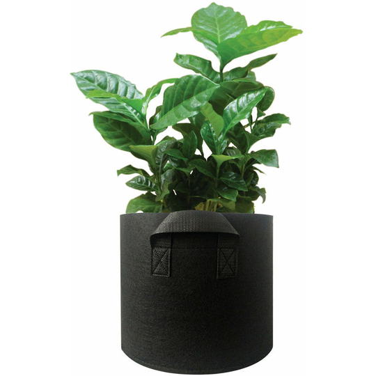 15 Gallon Planter Grow Bag With Thickened Handle Planter Bag Round Shape Container Fabric Garden Nonwoven Plant Pots For Planting Vegetables Flowers