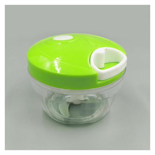 Monly - 1pc Hand Chopper, Hand Chopper Hand Chopper for Vegetables, Meat, Herbs, Garlic, Salads Stainless Steel Blade (Color)