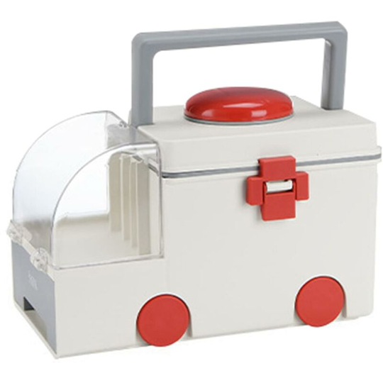 Medicine box 32cm x 21cm x 21cm plastic first aid box storage box medicine box with handle with removable storage compartment medicine box medicine