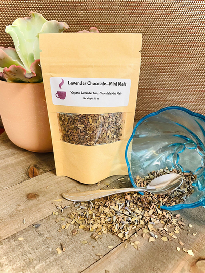 Lavender Chocolate Mint Mate Herbal Tea Lavender, Herbal Tea, Yerba Mate, Iced Hot Chocolate, Mint, Tea Blends