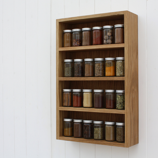 Oak Spice Rack