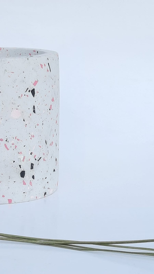 Concrete Planter, Mother's Day Gift, Colorful Terrazzo Pot, Succulent Indoor Home Decor, Flower Pot