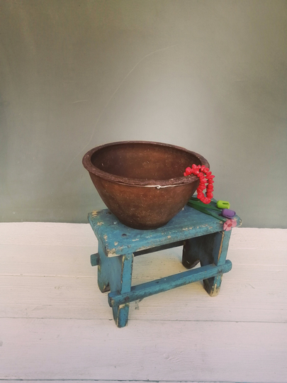 Very Old Antique Ancient Clay Vessel, Ceramic Vase, Unique Pot, Flower Eco-Clay Decor, Collectible Pottery, Original Artwork, Decor