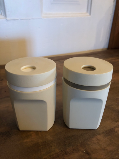 Vintage Tupperware Salt & Pepper Shakers, #1471-14, #1471-7, Salt Pepper Shakers, Vintage Tupperware, Free Shipping