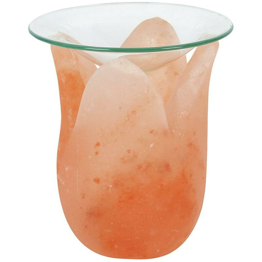 Something Different - Himalayan Salt Tulip Oil Burner (One Size) (Pink) - Pink