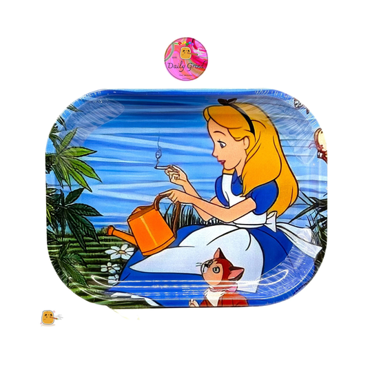Cute 90S Film Stoner Parody Funny Design - 14x18cm Metal Herb Rolling Tray Surface For Bits & Pieces Jewellery Crystals Christmas Gift