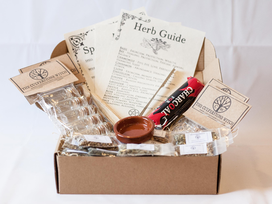 Apothecary Witch Kit - Witchcraft , Spell Kit, Starter Beginners Solitary, Hedge, Wicca, Casting, Baby Witch, Set