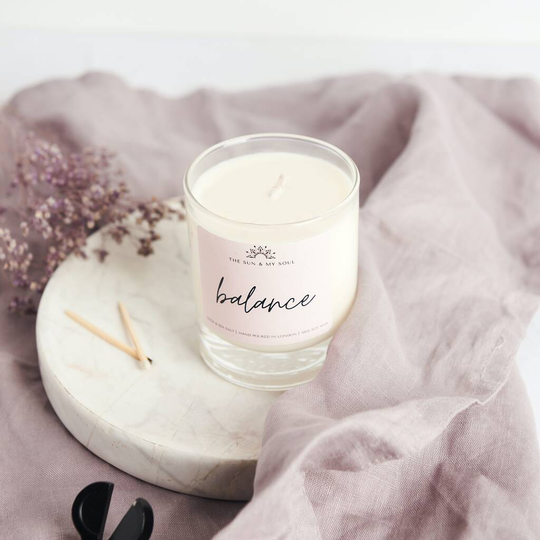 Balance Sage Sea Salt Scented Soy Candle