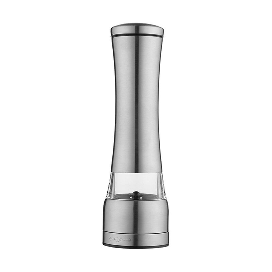Benobby Kids - Automatic Spice Grinder - Convenient 1-Hand Powered by 4 aaa Batteries, Lightweight (Batteries Not Included) - Stainless Steel Salt
