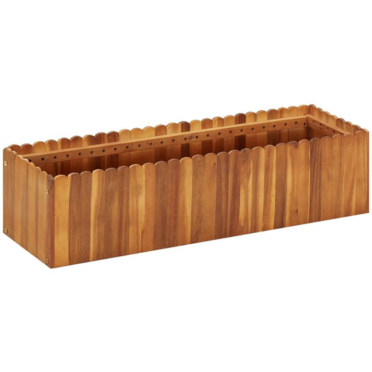 Asupermall - Garden Planter 100x30x25 cm Solid Acacia Wood