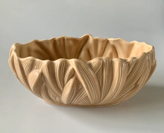Vintage Sylvac Large Beige Reed Planter #2485, Plant Pot, Pot For Succulents, Home Decor, Plants, Indoor Planter, Ceramic