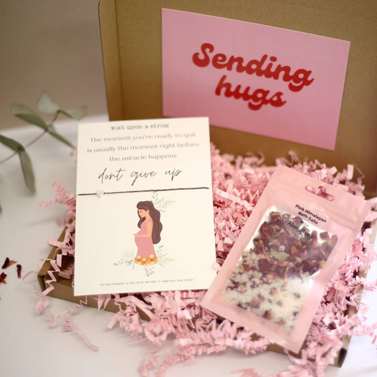 Fertility / Ivf Letterbox Gift With Bath Salts