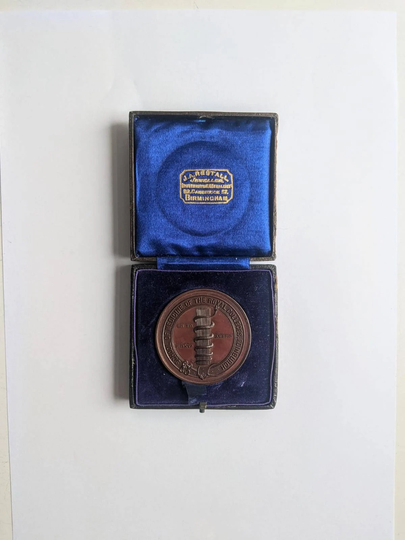 1st Prize Medal Edinburgh School Of Medicine - Organic Chemistry, 1928