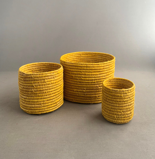 Woven Plant Basket Trio