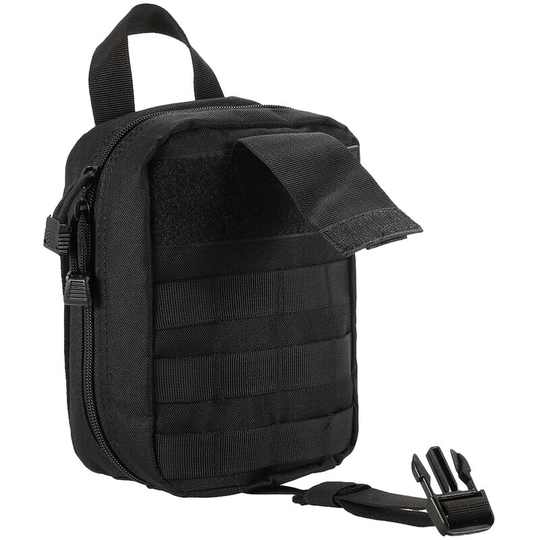 Outdoor First Aid Kit Medicine molle Pouch Survival Utility Bag Emergency Responder Medic Bag, Black - Black