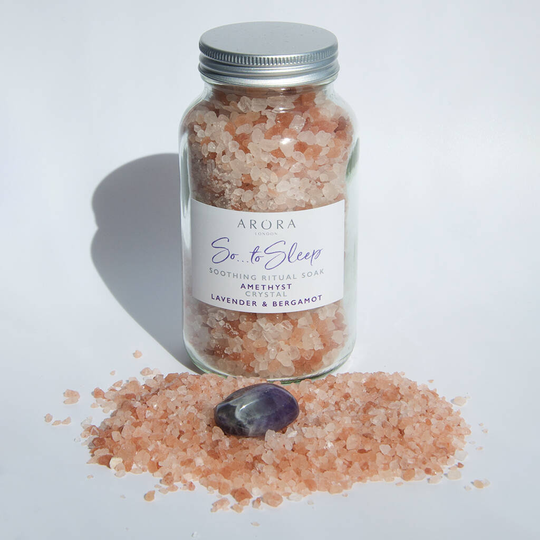 So To Sleep Soothing Bath Salts With Amethyst Crystal